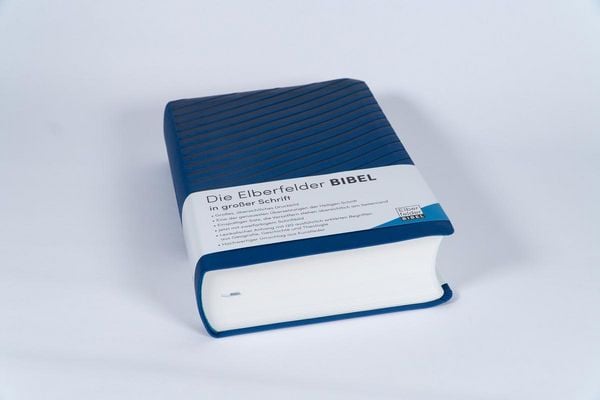 Produktbild: Elberfelder Bibel in gro&szlig;er Schrift, Kunstleder