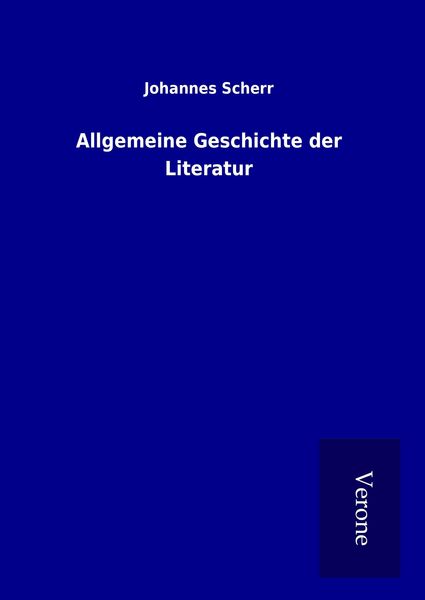 Produktbild: Allgemeine Geschichte der Literatur