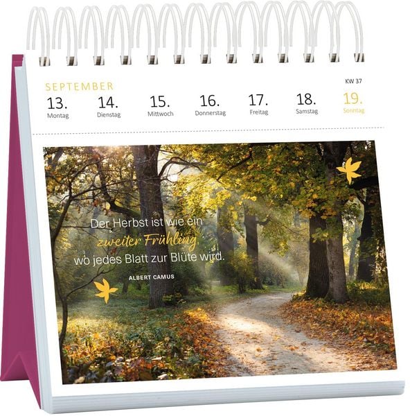 Produktbild: Postkartenkalender 365 Tage Achtsamkeit 2027