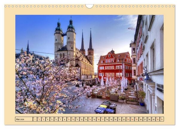Produktbild: Stadtansichten von Halle an der Saale (Wandkalender 2026 DIN A3 quer), CALVENDO Monatskalender