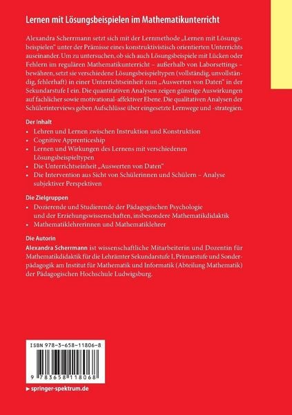 Produktbild: Lernen mit L&ouml;sungsbeispielen im Mathematikunterricht