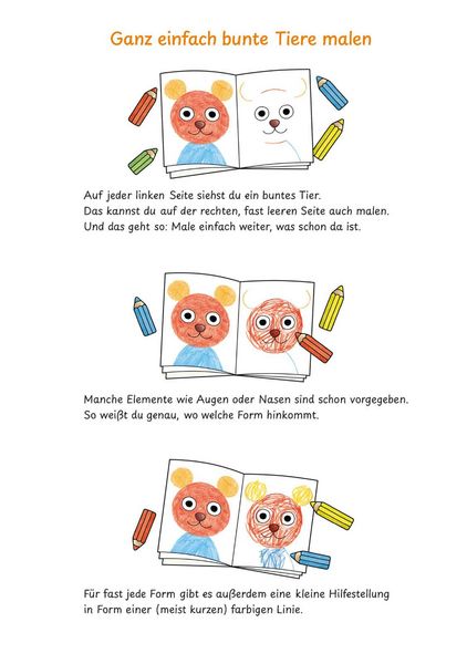Produktbild: Mein lustiges gro&szlig;es Malspielbuch: Weitermalen (ab 4 Jahren)