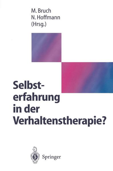 Produktbild: Selbsterfahrung in der Verhaltenstherapie?