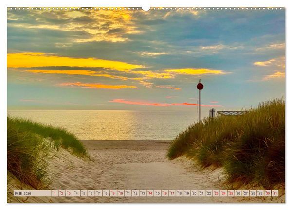 Produktbild: Fischland zwischen Ostsee und Bodden (hochwertiger Premium Wandkalender 2026 DIN A2 quer), Kunstdruck in Hochglanz