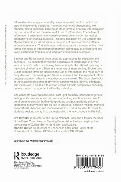 Produktbild: Information Economics