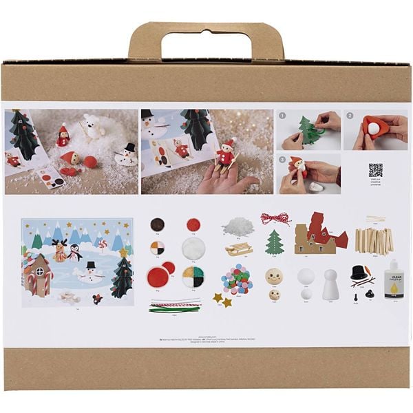 Produktbild: Creativ Company DIY Sets Adventskalender Basteln und Modellieren, Kreativ Box