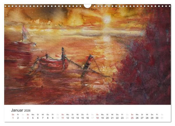 Produktbild: Die Atmosph&auml;re des Impressionismus (Wandkalender 2026 DIN A3 quer), CALVENDO Monatskalender