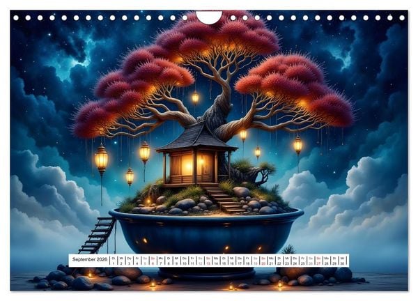 Produktbild: Poesie der Bonsais (Wandkalender 2026 DIN A4 quer), CALVENDO Monatskalender