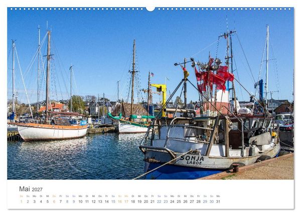 Produktbild: Fischereih&auml;fen an der Ostseek&uuml;ste (hochwertiger Premium Wandkalender 2027 DIN A2 quer), Kunstdruck in Hochglanz
