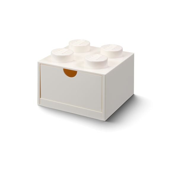 Produktbild: LEGO&reg; Schubladenelement 4 Noppen Wei&szlig;