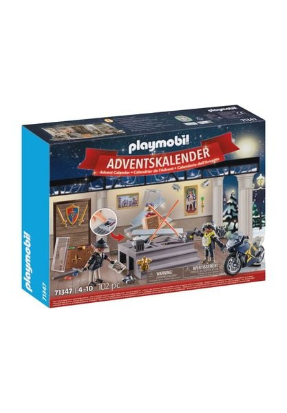 PLAYMOBIL 71347 - City - Adventskalender Polizei Museumsdiebstahl