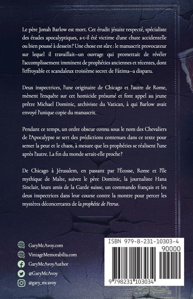 Produktbild: La proph&eacute;tie de Petrus