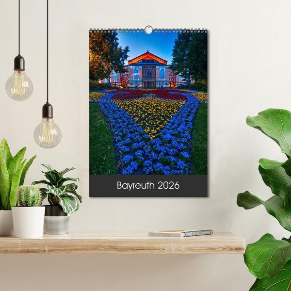 Produktbild: Bayreuth 2026 (Wandkalender 2026 DIN A3 hoch), CALVENDO Monatskalender