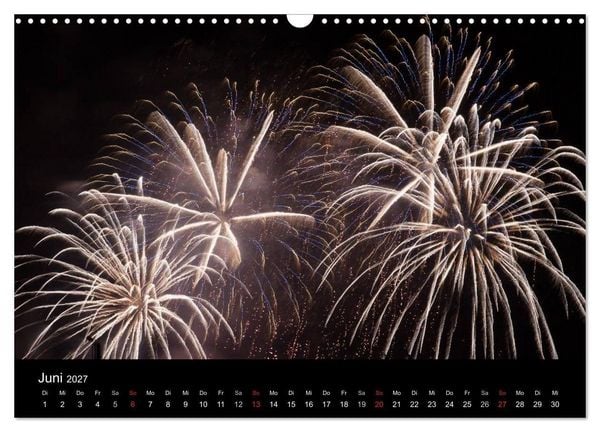 Produktbild: Feuerwerk (Wandkalender 2027 DIN A3 quer), CALVENDO Monatskalender