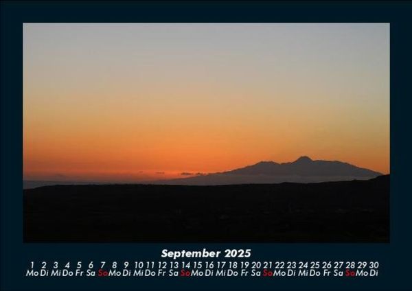 Produktbild: Landschaftskalender 2025 Fotokalender DIN A5