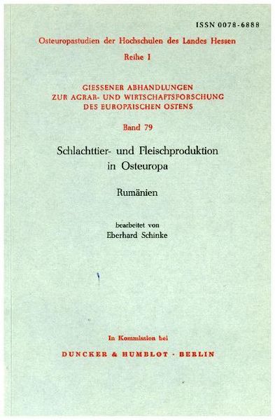 Produktbild: Schlachttier- und Fleischproduktion in Osteuropa.