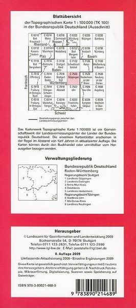 Produktbild: G&ouml;ppingen 1 : 100 000