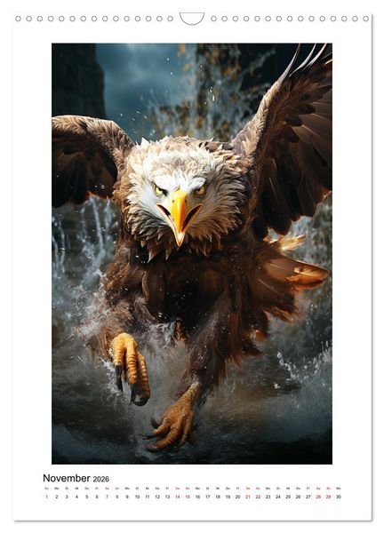 Produktbild: Highspeed Tiere (Wandkalender 2026 DIN A3 hoch), CALVENDO Monatskalender