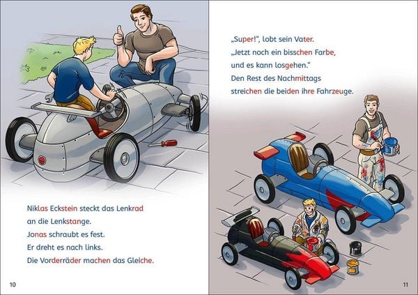 Produktbild: Lesel&ouml;wen Lesetraining 2. Klasse - Vollgas auf der Rennstrecke