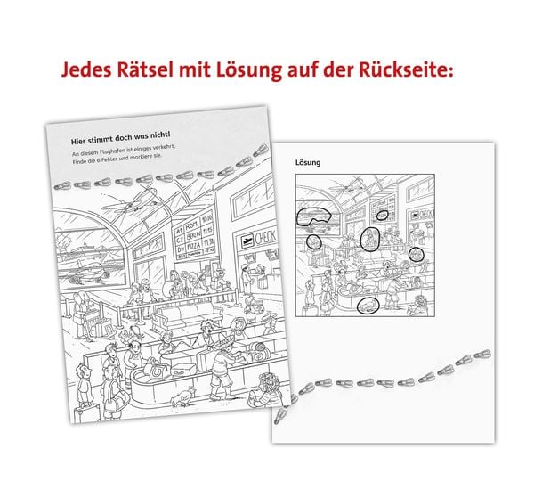 Produktbild: Mein Reise-R&auml;tselblock f&uuml;r Jungen