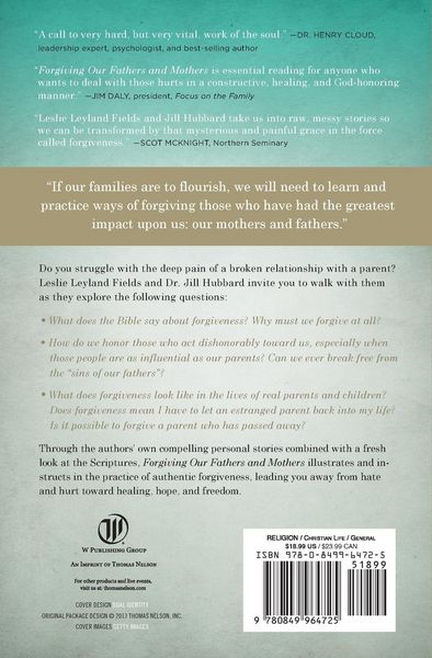 Produktbild: The Forgiving Our Fathers and Mothers