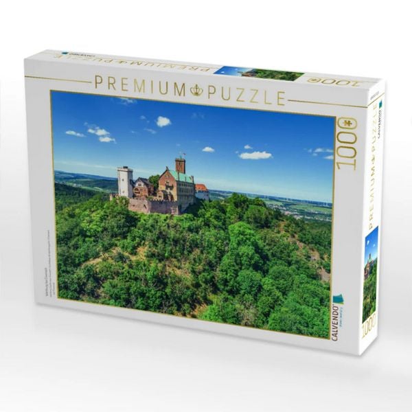 CALVENDO Puzzle Wartburg bei Eisenach | 1000 Teile Lege-Größe 64x48cm Foto-Puzzle für glückliche Stunden