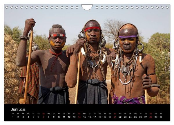 Produktbild: Landleben in &Auml;thiopien (Wandkalender 2026 DIN A4 quer), CALVENDO Monatskalender