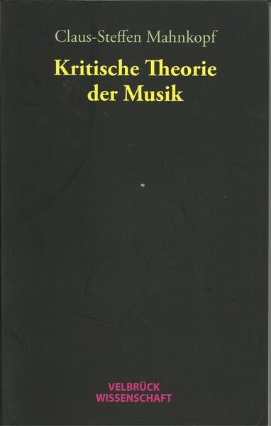 Produktbild: Kritische Theorie der Musik