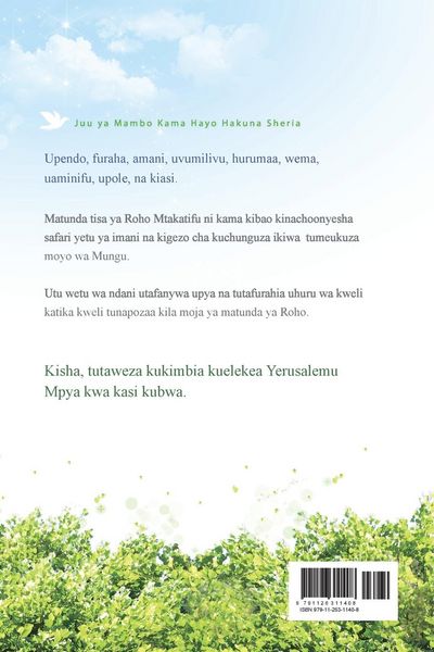 Produktbild: Juu ya Mambo Kama Hayo Hakuna Sheria(Swahili Edition)