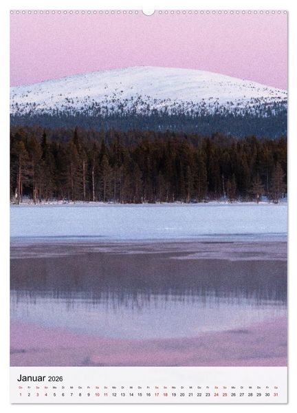 Produktbild: Finnland - Winter Wunderland (Wandkalender 2026 DIN A2 hoch), CALVENDO Monatskalender