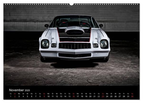 Produktbild: Chevrolet Camaro &acute;79 (hochwertiger Premium Wandkalender 2025 DIN A2 quer), Kunstdruck in Hochglanz