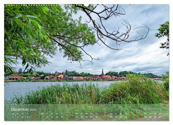 Produktbild: der elbestrom urbanes (hochwertiger Premium Wandkalender 2026 DIN A2 quer), Kunstdruck in Hochglanz