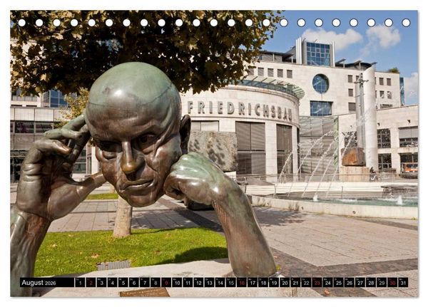 Produktbild: Landeshauptstadt Stuttgart (Tischkalender 2026 DIN A5 quer), CALVENDO Monatskalender