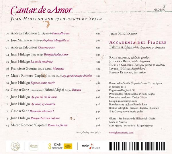 Produktbild: Cantar De Amor