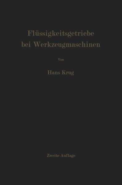 Produktbild: Fl&uuml;ssigkeitsgetriebe bei Werkzeugmaschinen