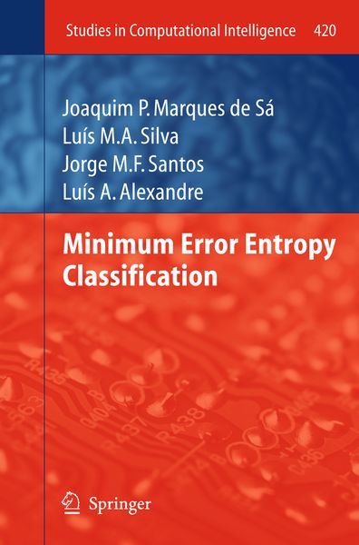 Produktbild: Minimum Error Entropy Classification
