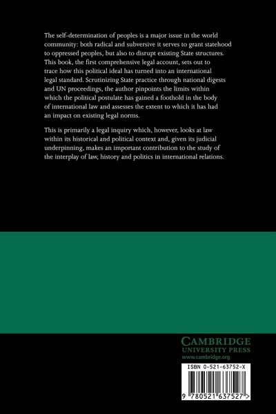 Produktbild: Self-Determination of Peoples