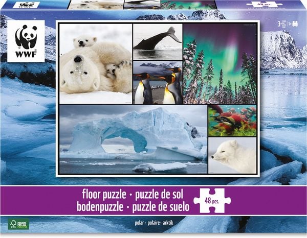 Bodenpuzzle Polar 48 Teile (Puzzle)