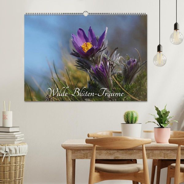 Produktbild: Wilde Bl&uuml;ten-Tr&auml;ume (Wandkalender 2026 DIN A2 quer), CALVENDO Monatskalender