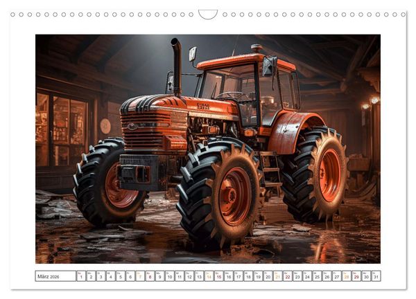 Produktbild: Surrealistische Traktoren (Wandkalender 2026 DIN A3 quer), CALVENDO Monatskalender