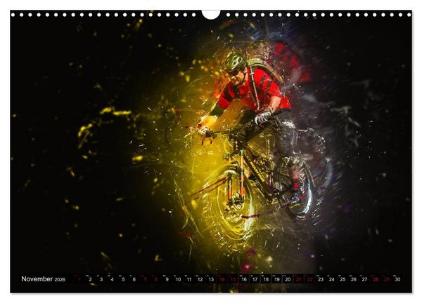 Produktbild: Downhill Explosion (Wandkalender 2026 DIN A3 quer), CALVENDO Monatskalender