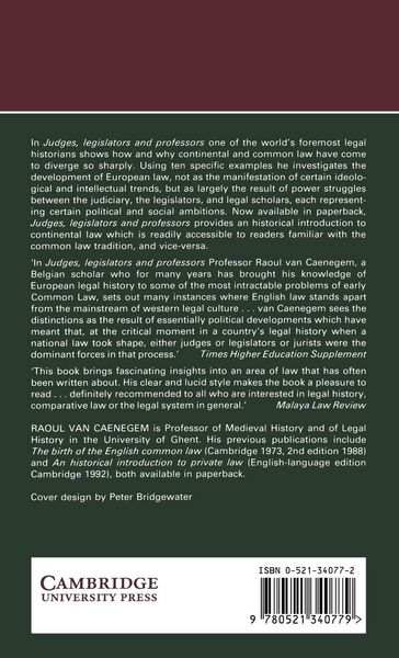 Produktbild: Judges, Legislators and Professors