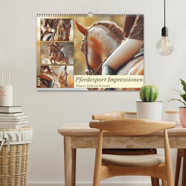 Produktbild: Pferdesport Impressionen. Eleganz, Kraft und Vertrauen (Wandkalender 2027 DIN A3 quer), CALVENDO Monatskalender