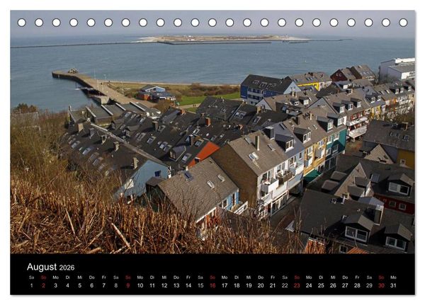 Produktbild: Helgoland (Tischkalender 2026 DIN A5 quer), CALVENDO Monatskalender