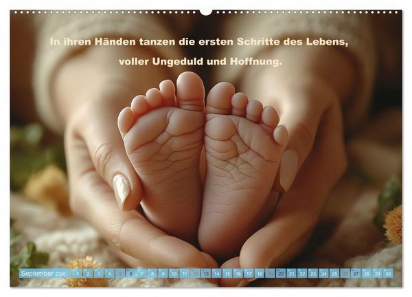 Produktbild: Wortperlen (Wandkalender 2026 DIN A2 quer), CALVENDO Monatskalender