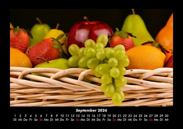 Produktbild: Obstkalender 2026 Fotokalender DIN A3