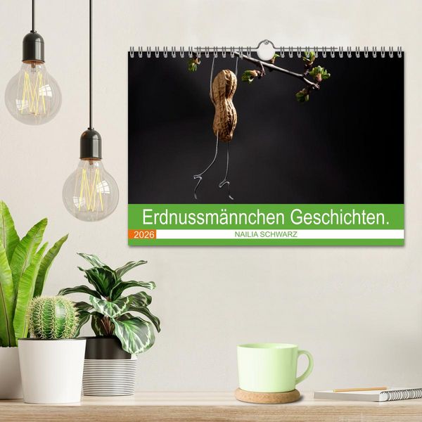 Produktbild: Erdnussm&auml;nnchen Geschichten. (Wandkalender 2026 DIN A4 quer), CALVENDO Monatskalender