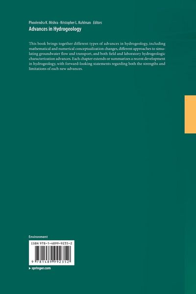 Produktbild: Advances in Hydrogeology