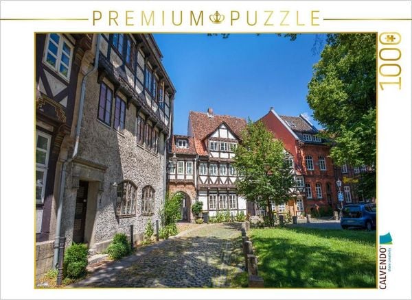CALVENDO Puzzle Braunschweig - Hinter der Magnikirche | 1000 Teile Lege-Größe 64x48cm Foto-Puzzle für glückliche Stunden