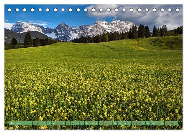 Produktbild: Mittenwald - Perle des Werdenfelser Landes (Tischkalender 2027 DIN A5 quer), CALVENDO Monatskalender